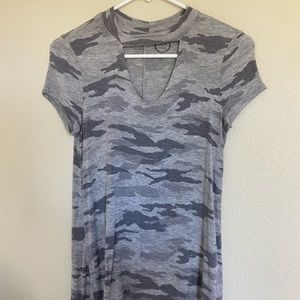 Maurices | grey camo top